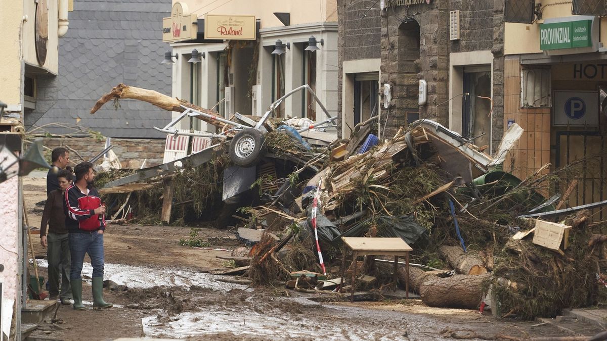FOTO: Tragické následky záplav v Německu